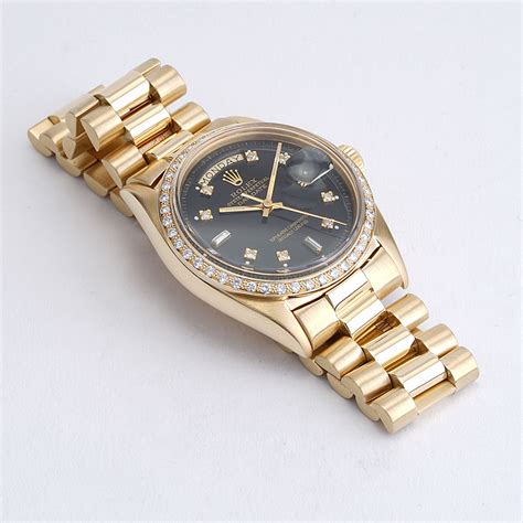 rolex state president|rolex presidential with diamond bezel.